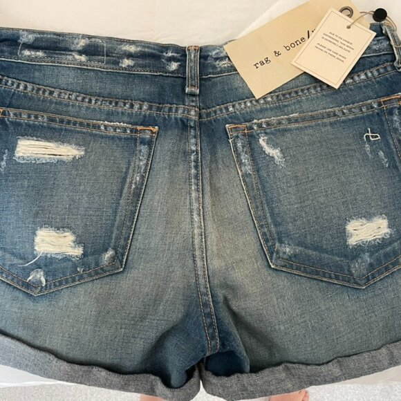 Rag & Bone The Boyfriend Shorts -Size 25 Unworn NWT - Picture 6 of 6